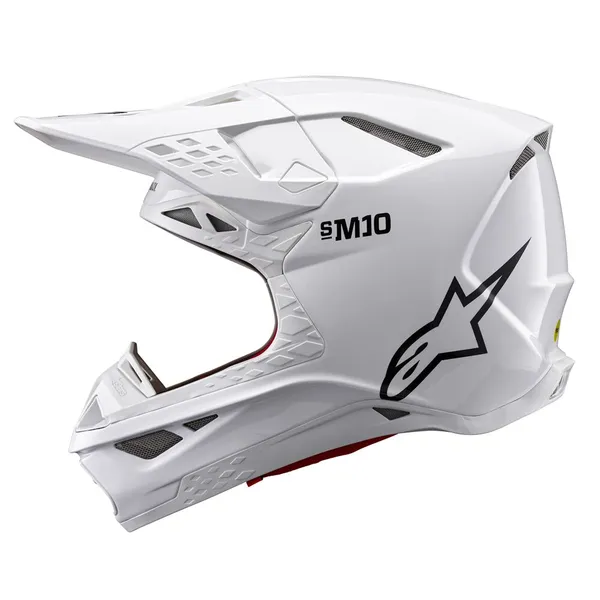 Casca Alpinestars Supertech M10 Solid Mx White-2