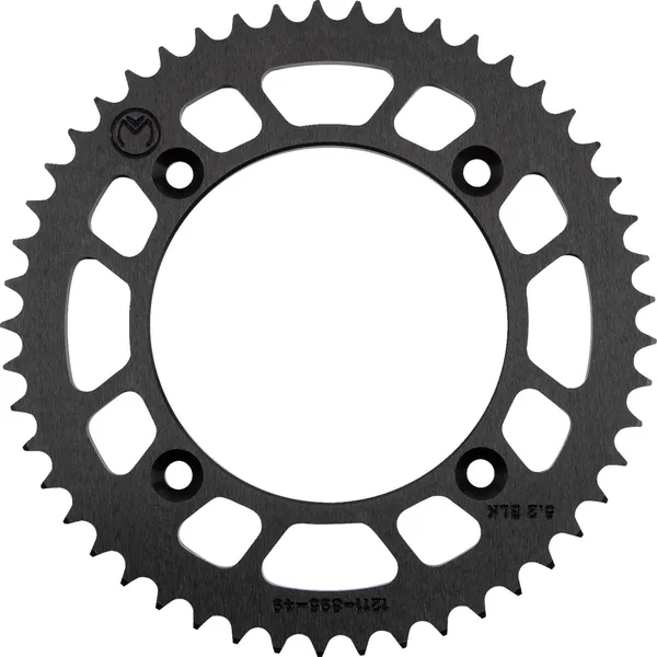 MOOSE RACING Rear Aluminum Sprocket Black 