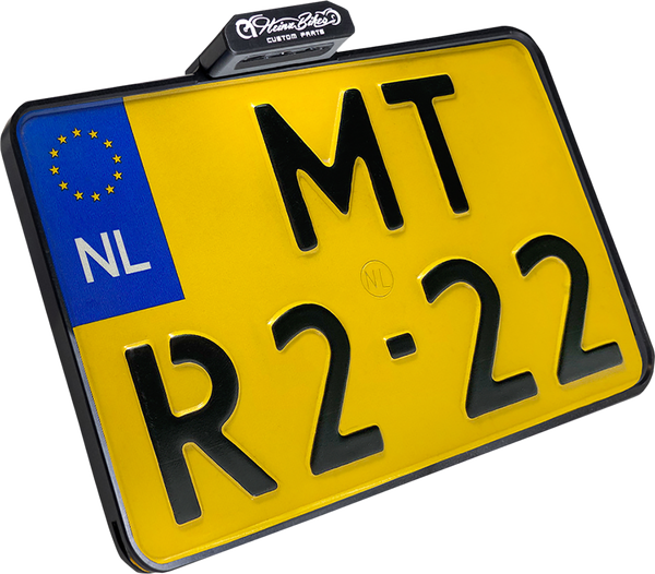 License Plate With Taillight Black, 1, nordicamoto.ro