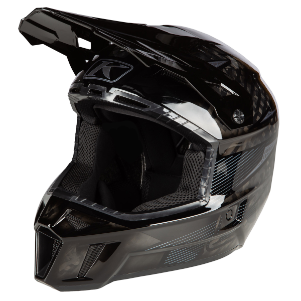 Casca Klim F3 Carbon Pro Off-Road ECE STRIKER CARBON GLOSS BLACK-30