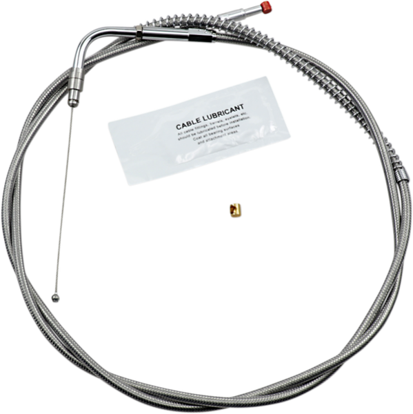 Stainless Steel Throttle/idle Cable Silver +305 mm (12''), 1, nordicamoto.ro