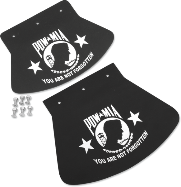 Large Mud Flap Black, White, 2, nordicamoto.ro