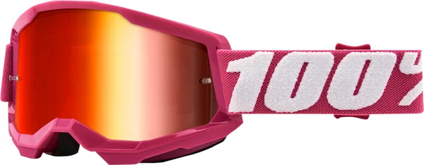 Ochelari 100%  Strata 2 Fletcher Red Mirror ONE SIZE, 1, nordicamoto.ro
