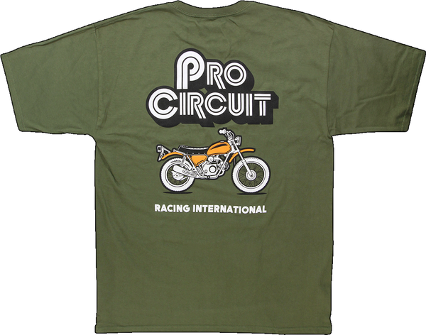 Pit Bike T-shirt Green -0