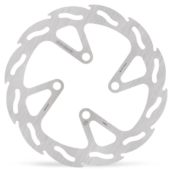 Flame Series Fixed Rotor Silver, Stainless Steel