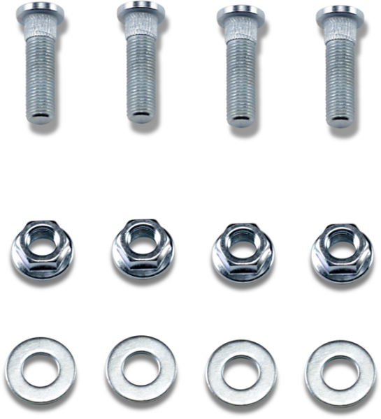 Wheel Stud/nut Kit Silver, 1, nordicamoto.ro