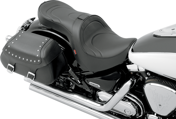 Low-profile Touring Seat With Ez Glide Ii Backrest Option Black-1