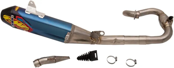 Factory 4.1 Rct Exhaust System Anodized Blue-0