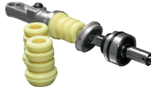 Rear Shock Bump Rubber Yellow, 1, nordicamoto.ro