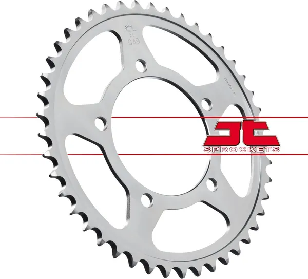 JT SPROCKETS Steel Rear Sprocket Natural -0