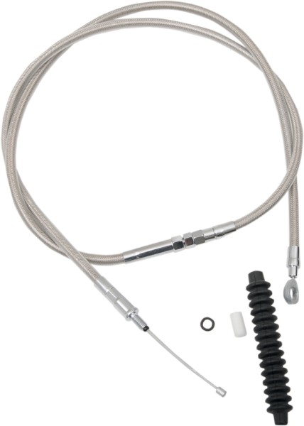 High-efficiency Braided Stainless Steel Clutch Cable Silver Standard, 2, nordicamoto.ro