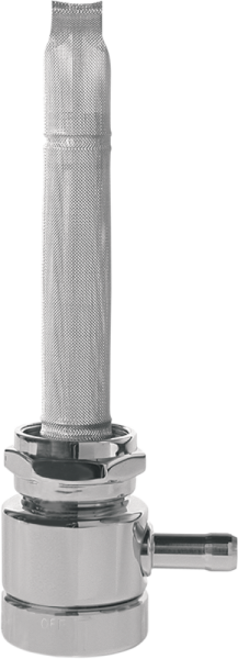 High-flow Fuel Valve With Custom Round Knob Chrome, 1, nordicamoto.ro