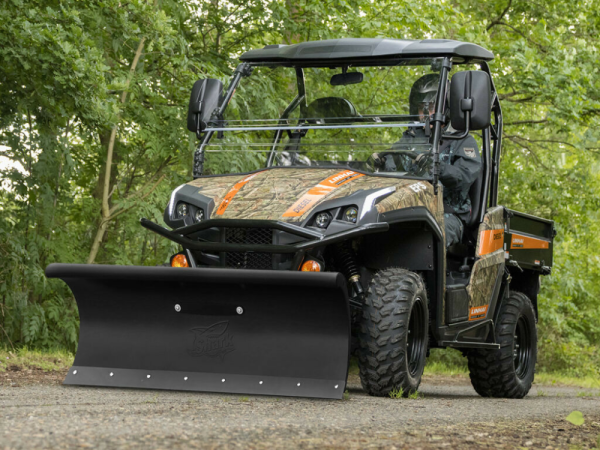 Lama zapada ATV/UTV 152 cm Shark negru fara adaptor-2