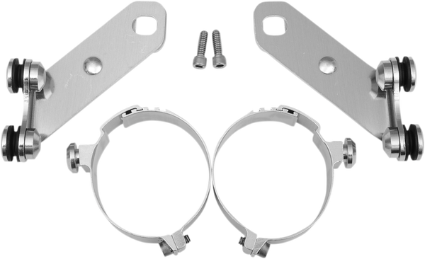 Custom Lower Deflector Mount Kit Silver, 1, nordicamoto.ro