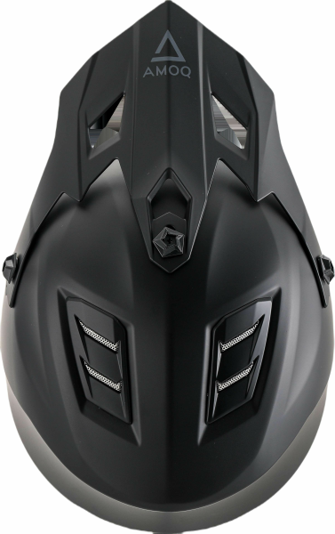 AMOQ Meteor V2 JNR MX helmet Blackout YS (47-48)-2