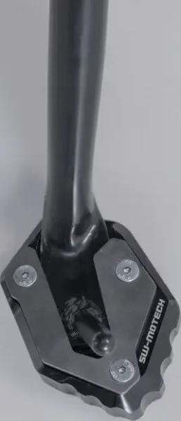 Sidestand Foot Extension Black, Silver-0