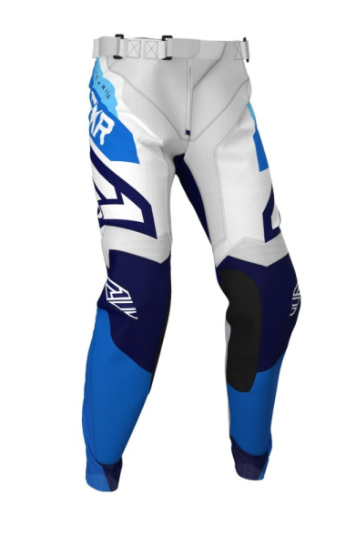 Pantaloni copii FXR Clutch Air White/Navy/Blue-0