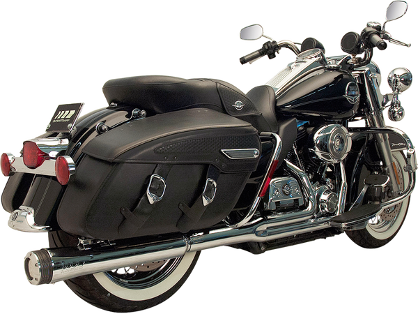Fatshot 2-into-1 Exhaust System For Touring Chrome, 1, nordicamoto.ro