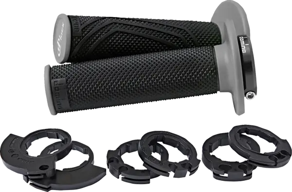 D200 Lock-on Grips Black, 1, nordicamoto.ro
