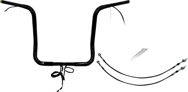 Plug & Play Ez Install 1-1/4(r) Round Top Handlebar Kit Black, 3, nordicamoto.ro