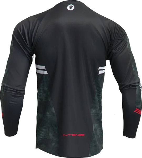 Tricou MTB Thor Intense Assist Berm Black/Green XL, 4, nordicamoto.ro
