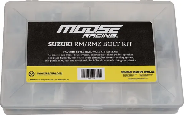 MOOSE RACING M1 Rm-rmz Bolt Kit Gray, Silver -0