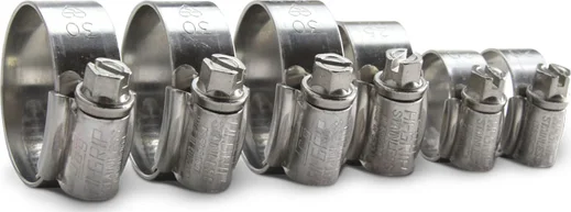 Radiator Clamp Kit Silver, 3, nordicamoto.ro
