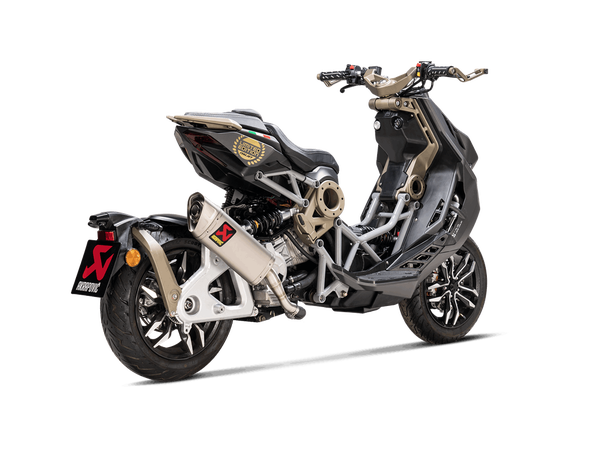 Slip-on Line Muffler Scooter Titanium Look -1