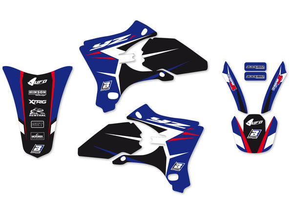 Set grafic Dream 4 – Negru, Albastru, Alb, 2, nordicamoto.ro