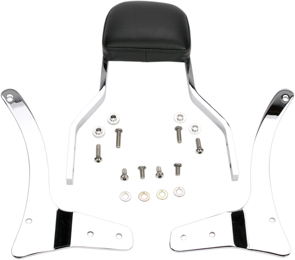 Square Sissy Bar Kit Chrome, 2, nordicamoto.ro