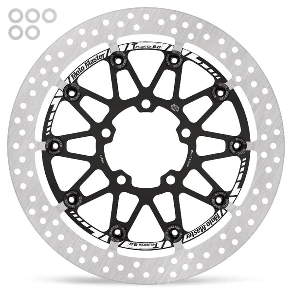Halo Series T-floater Brake Rotor Silver, Black -f3aa6bba2b6ab427c510c245d9539736.webp