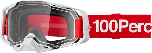 Ochelari 100% Armega Red/White - Clear-0