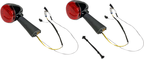 Probeam® Red Ring Turn Signal Leds Black, 1, nordicamoto.ro