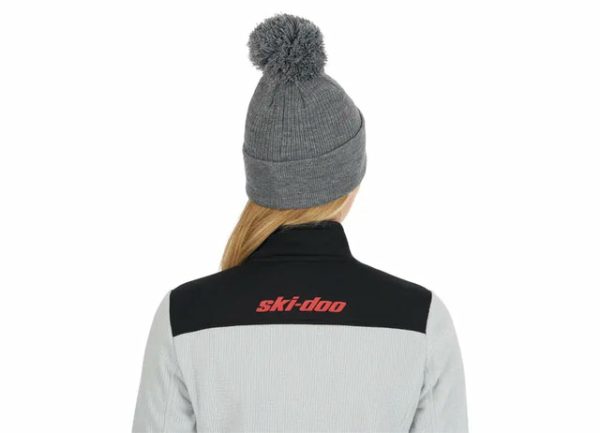 Caciula Ski-Doo Pom-Pom Heather Grey-0