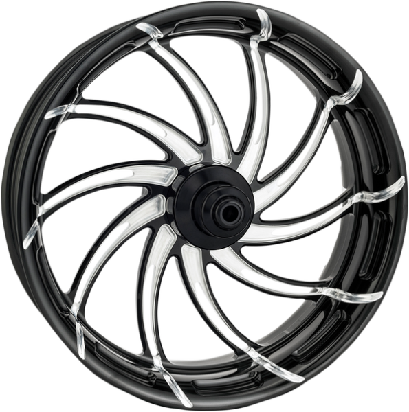 One-piece Aluminum Wheel Black, 1, nordicamoto.ro