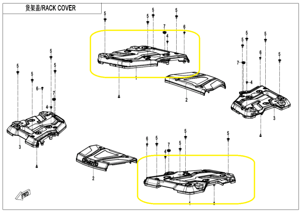 CAPAC BULBAR FATA STANGA ( DREAPTA SPATE ) CFMOTO CFORCE 850 / 1000 X10 GEN 3 2024-2026-0