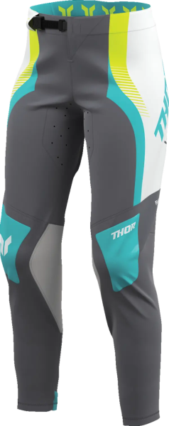 Womens Sportmode Velocity Pants White, Gray -3