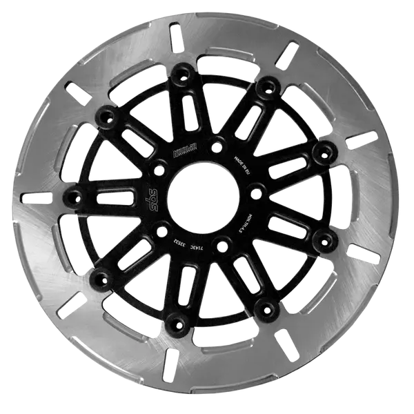 Brake Rotor Designed By Kodlin Black, Silver, 1, nordicamoto.ro
