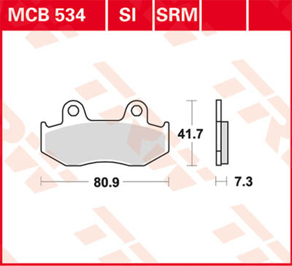Plăcuțe de frână ceramice universale, 1, nordicamoto.ro