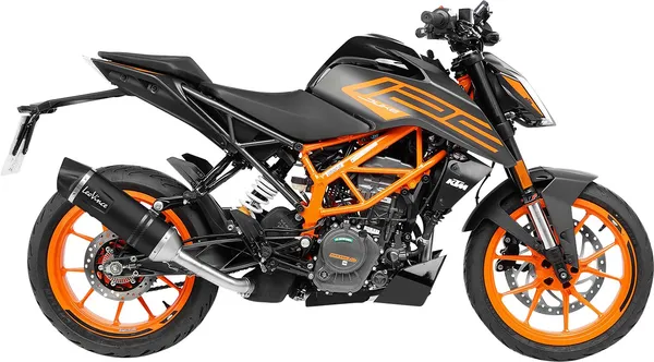 Tobă de eșapament LeoVince LV One Evo Black Edition Slip-On pentru KTM 390 Duke (2024-2025), 4, nordicamoto.ro