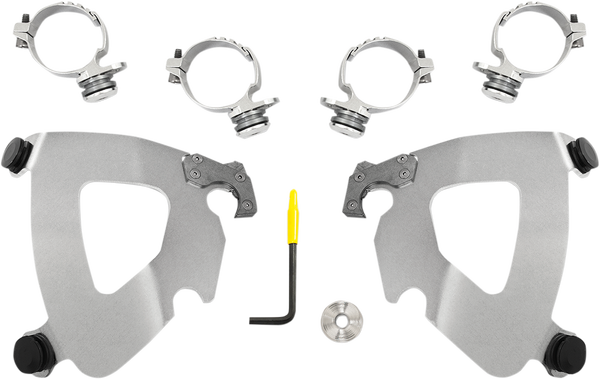 Gauntlet Fairing Trigger-lock Hardware Kit Polished, 1, nordicamoto.ro