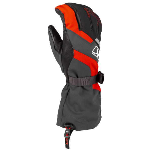 Manusi Klim Snow Insulated Powerxross Gauntlet High Risk Red-2