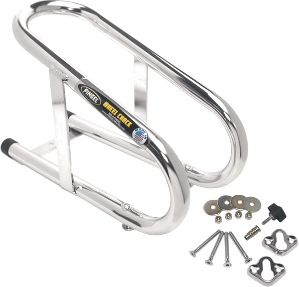 Removable Wheel Chock Chrome, 3, nordicamoto.ro