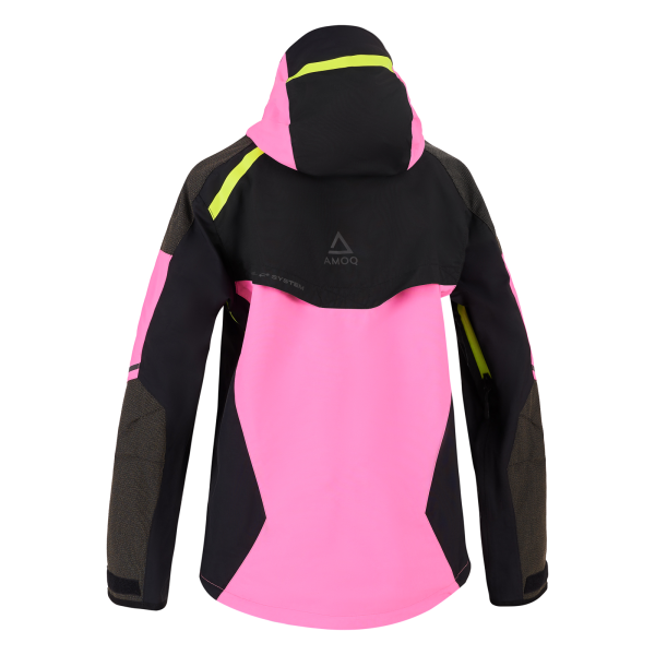 AMOQ Orbit W's Jacket Pink/Black/HiVis S, 3, nordicamoto.ro
