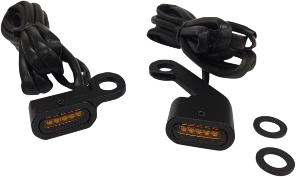 Led Handlebar Marker Lights Chrome, 2, nordicamoto.ro