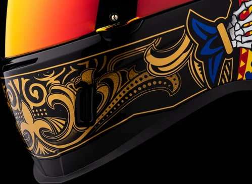 Airform Suicide King Helmet Gold M, 6, nordicamoto.ro