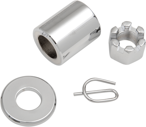 Axle Spacer/nut Kit Silver, 1, nordicamoto.ro