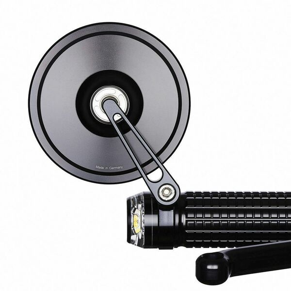 Handlebar End Mirror Black, 2, nordicamoto.ro