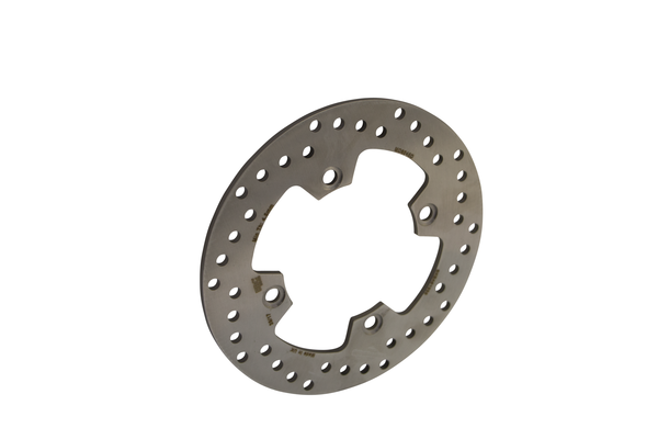 Round Hpsr Solid Brake Rotor Silver, Stainless Steel, 1, nordicamoto.ro