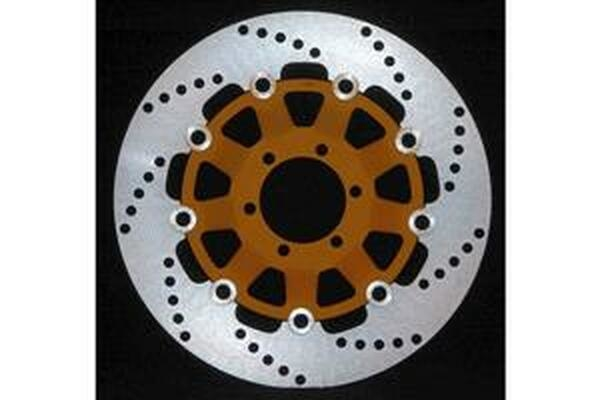 Round Pro-lite Brake Rotor Gold, Silver, Stainless Steel, 1, nordicamoto.ro